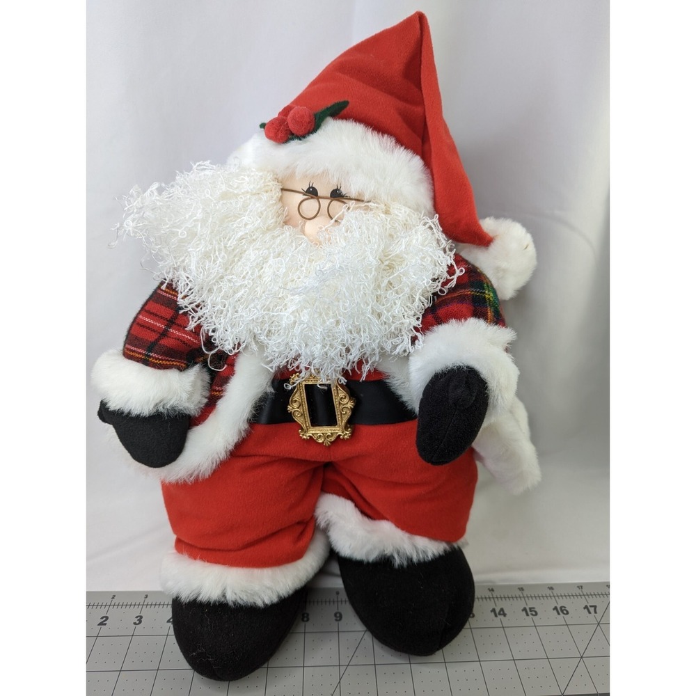 Standing Santa Claus Plush 15 Inch Tb Trading Co Stuffed Animal Toy